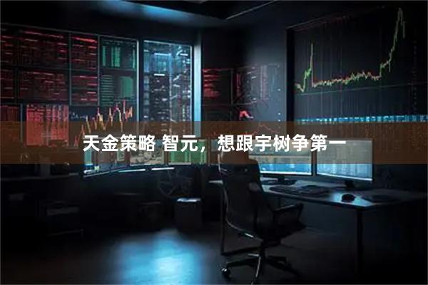 天金策略 智元，想跟宇树争第一